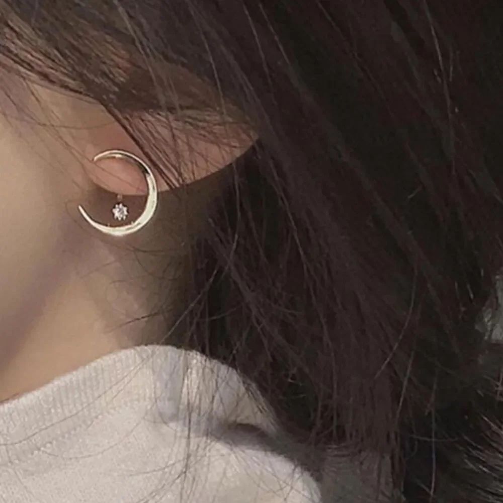 Moon Crescent Earrings N1659